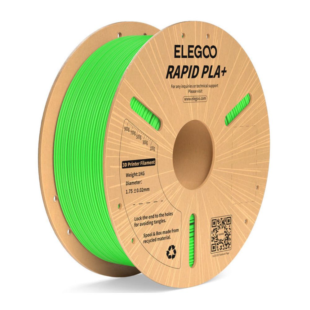 Elegoo - Rapid PLA+ - Vert (Green) - 1,75 mm - 1 kg