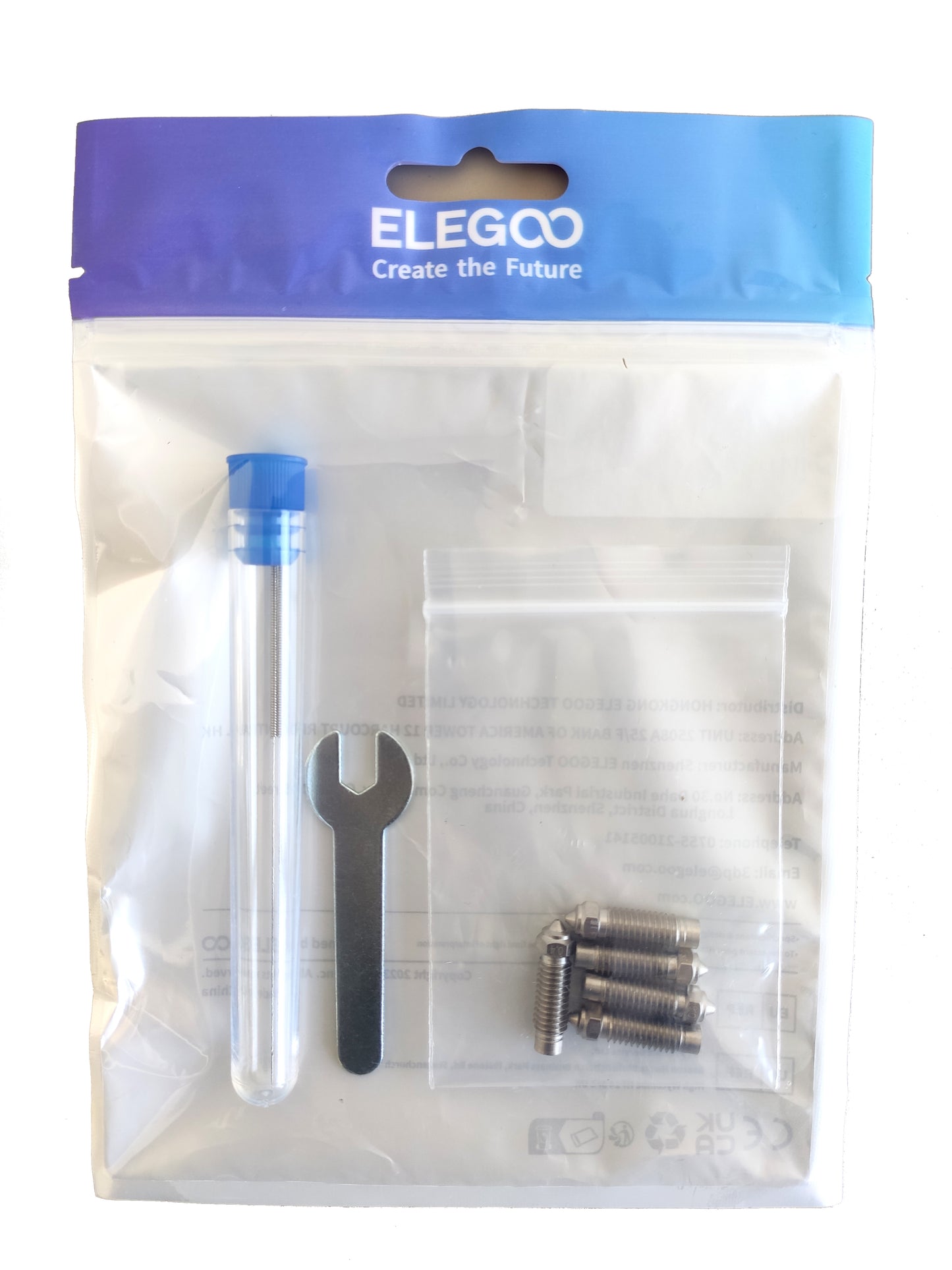Elegoo - Neptune 4 Plus/4 Max - Kit Multi Diamètre - Buse officielle (Steel Nozzle)