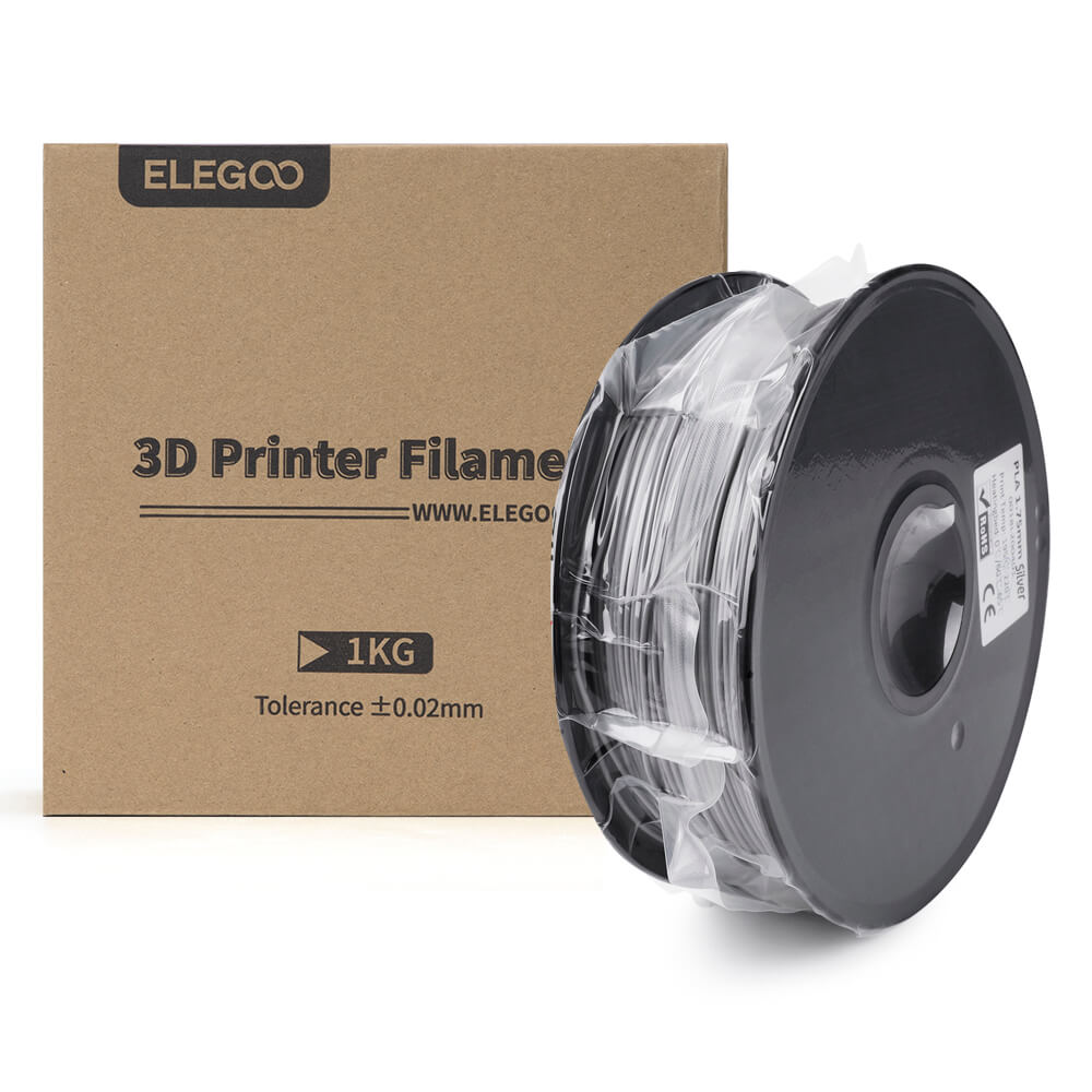 Filament Elegoo PLA Argent (Silver) 1.75mm 1Kg – Elegoo France
