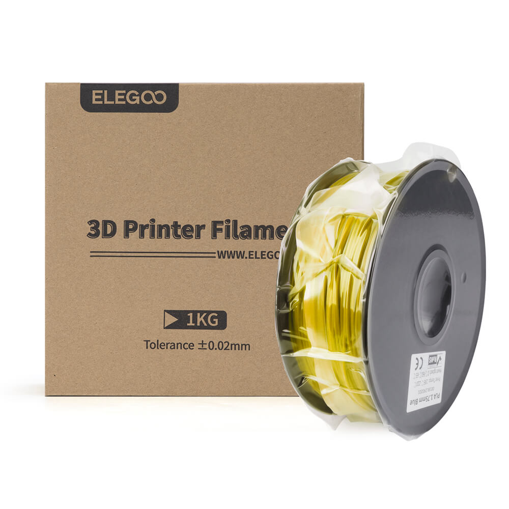Filament Elegoo PLA Jaune (Yellow) 1.75mm 1Kg – Elegoo France