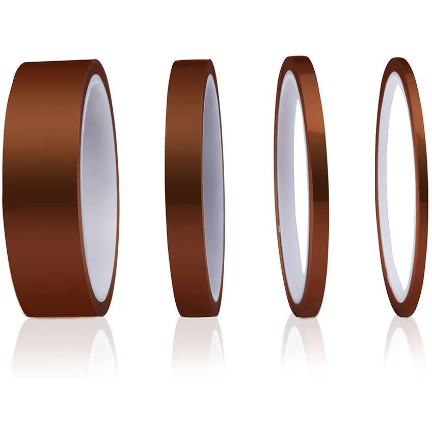 ELEGOO Ruban adhésif polyimide résistant aux hautes températures (lot de 4, multi-taille)