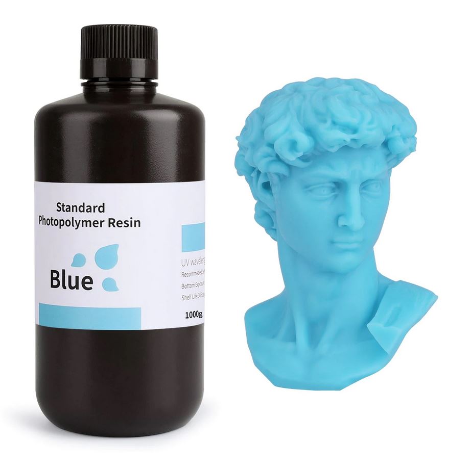 ELEGOO - Résine UV Standard - Bleue (Blue) - 1 kg – Elegoo France