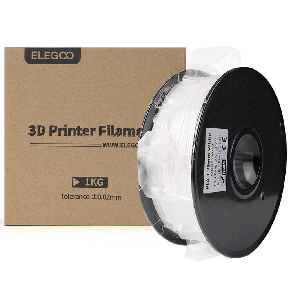 Elegoo - PLA Noir (White) - Bobine plastique