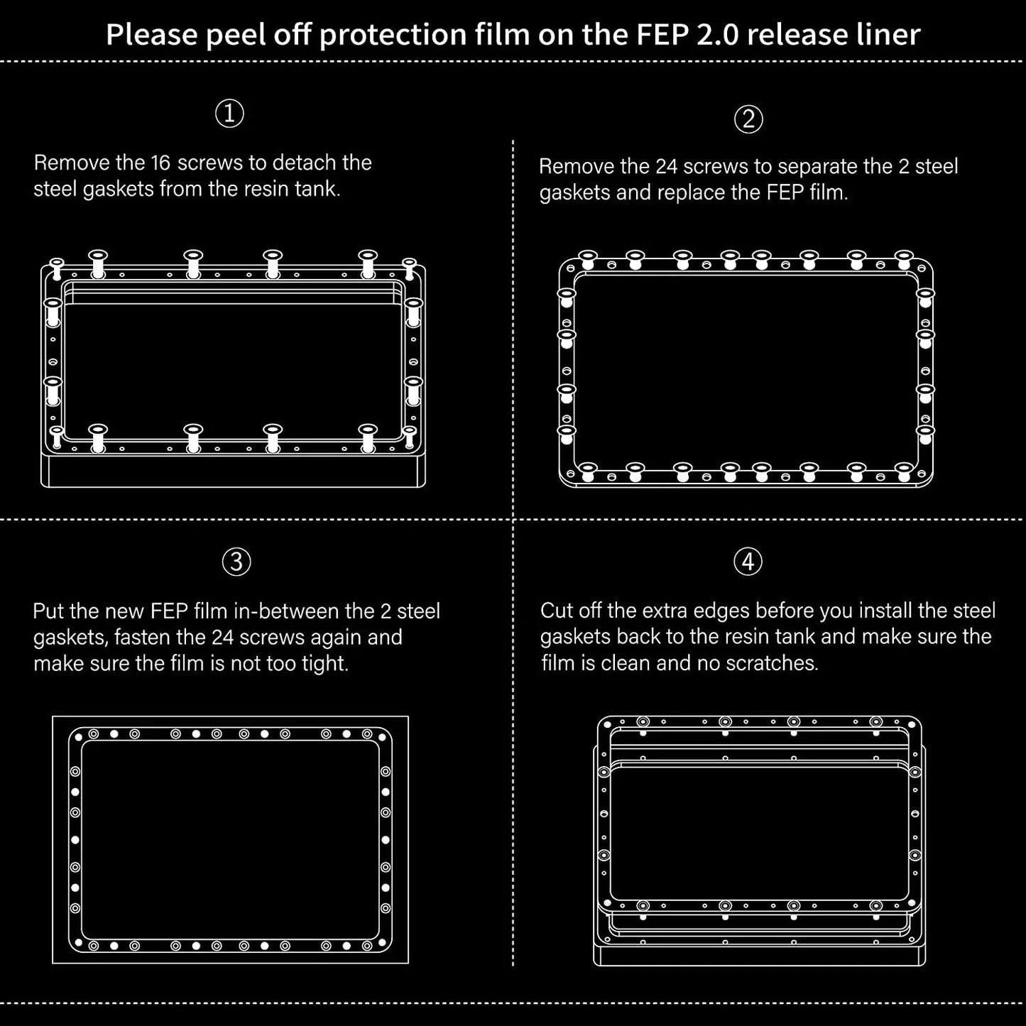 ELEGOO Saturn/Saturn S FEP Film V2.0