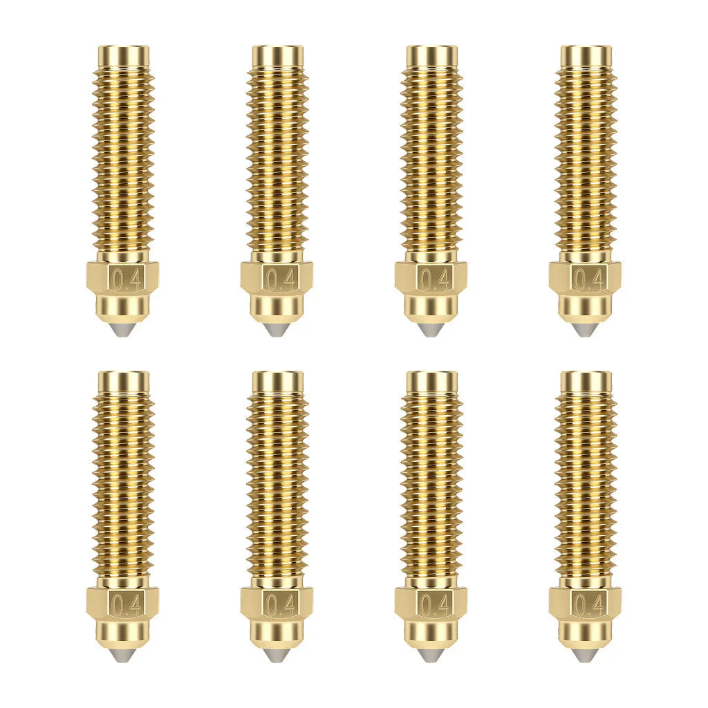 Elegoo - CC/CC2 - Kit de Buses en Laiton et Acier Trempé (Nozzle Kit) - 0.4 mm - 8 pcs