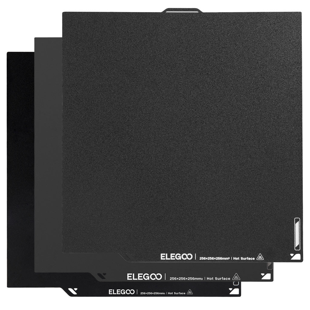 Elegoo - Centauri Carbon - Pack de plateau d'Impression Double Face (Dual-side Build Plate Pack) - 3 pcs
