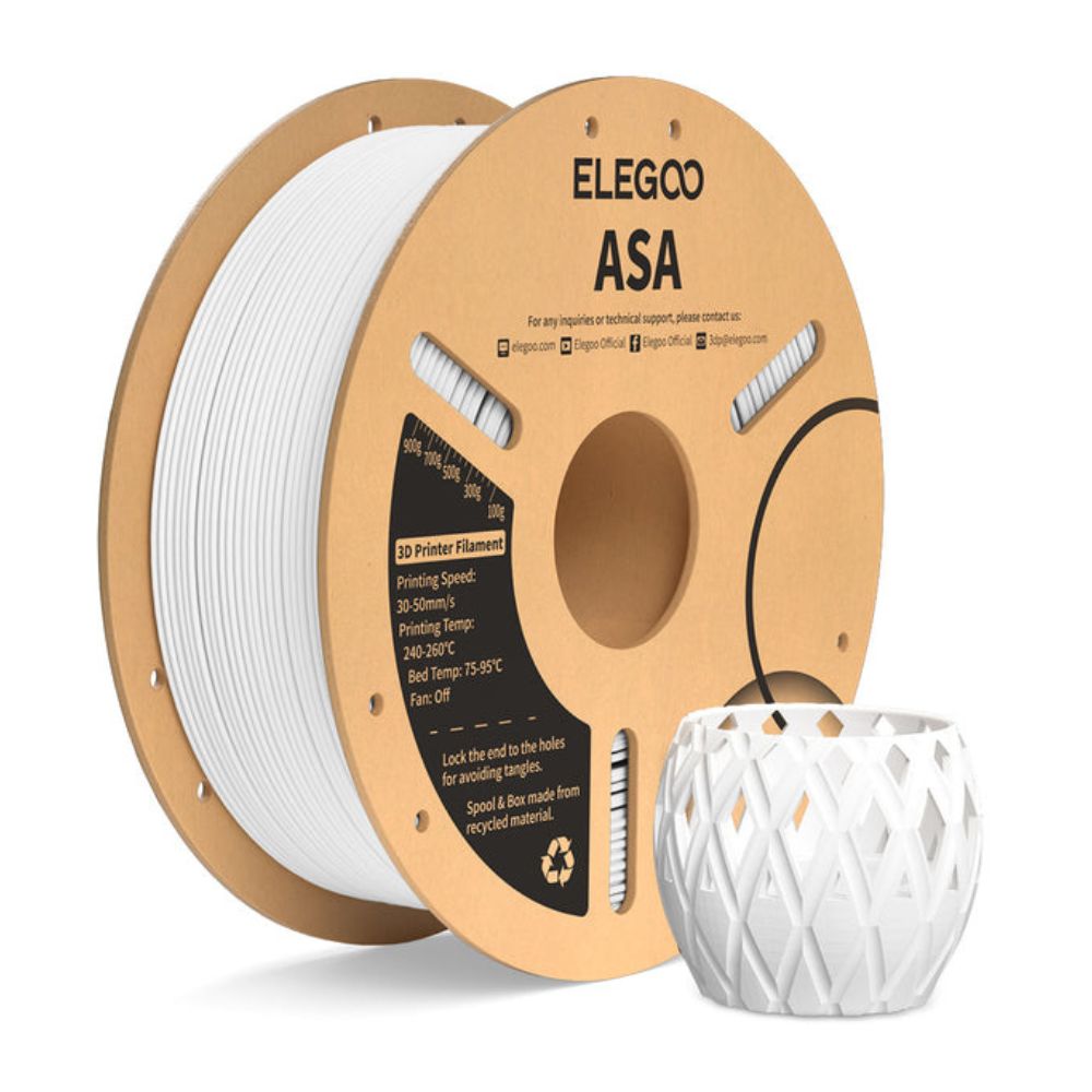 Elegoo - ASA - Blanc (White) - 1,75 mm - 1 kg