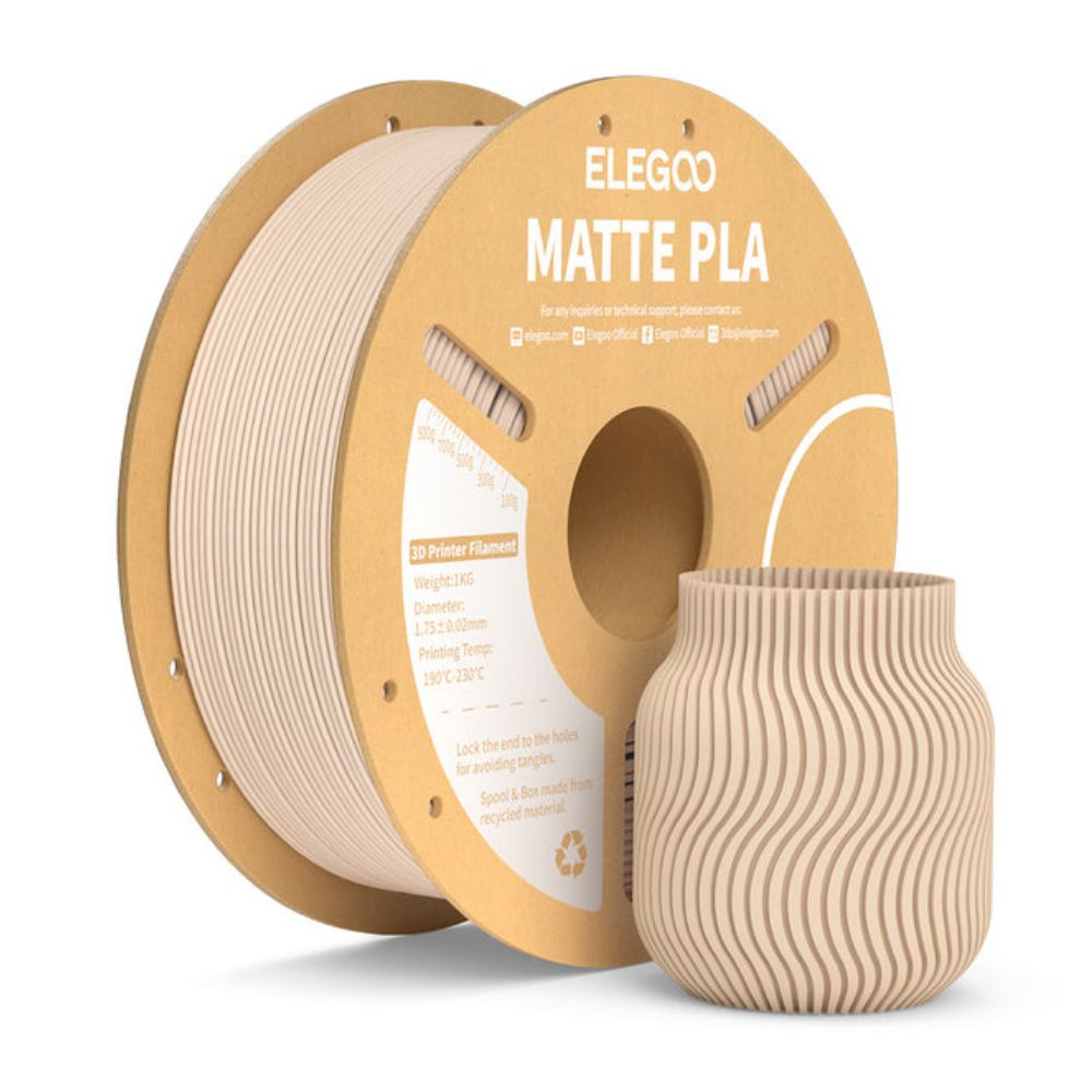 Elegoo - Matte PLA - Beige - 1,75 mm - 1 kg