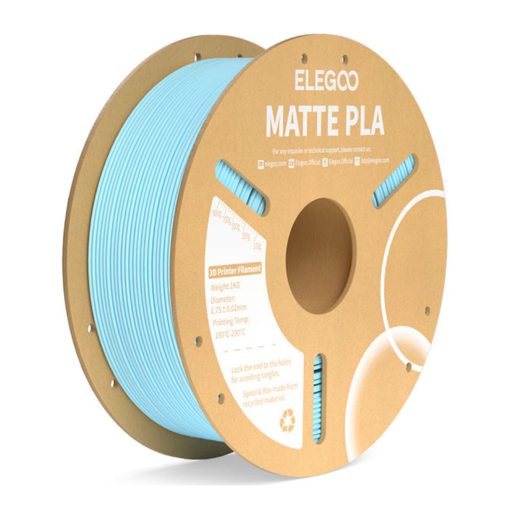 Elegoo - Matte PLA - Bleu Glacé (Ice Blue)