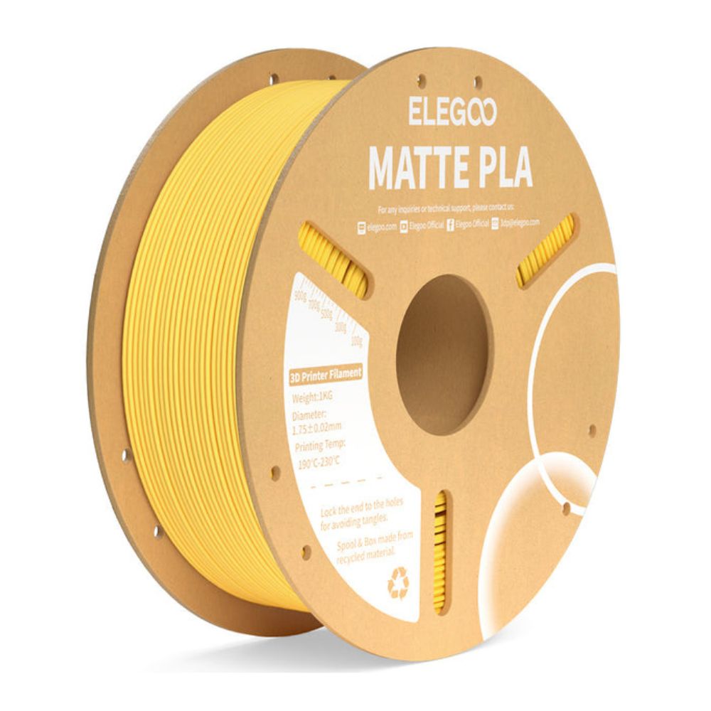 Elegoo - Matte PLA - Jaune Soleil (Sunshine Yellow)