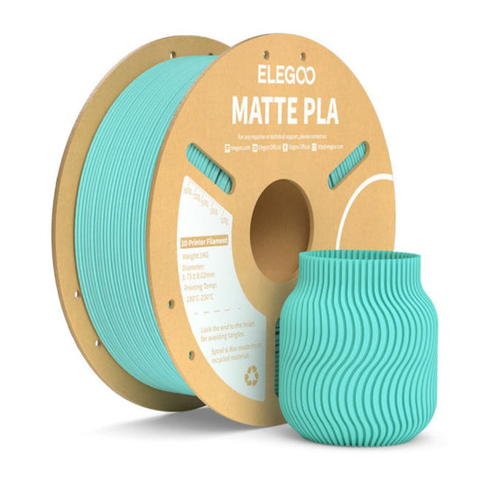 Elegoo - Matte PLA - Vert Sarcelle (Teal Green) - 1,75 mm - 1 kg