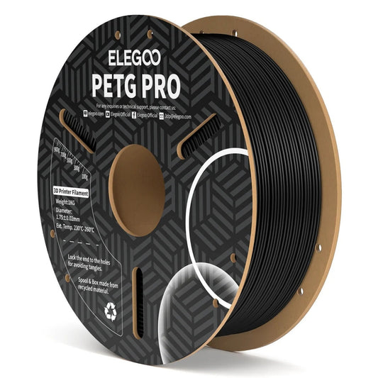 Elegoo - PETG Pro - Noir (Black) - 1,75 mm - 1 kg