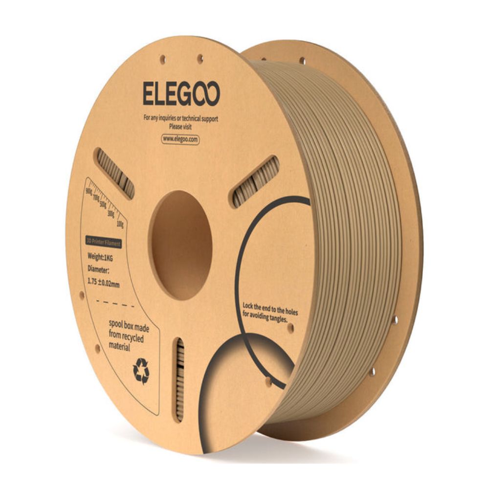 Elegoo - PLA - Couleurs Bois (Wood Color) - 1,75 mm - 1 kg