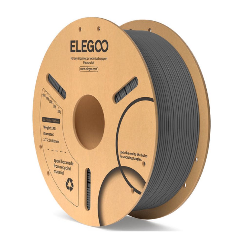 Elegoo - PLA - Gris Espace (Space Grey) - 1,75 mm - 1 kg