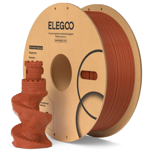 Elegoo - PLA Marble - Brique Rouge (Brick Red) - 1,75 mm - 1 kg