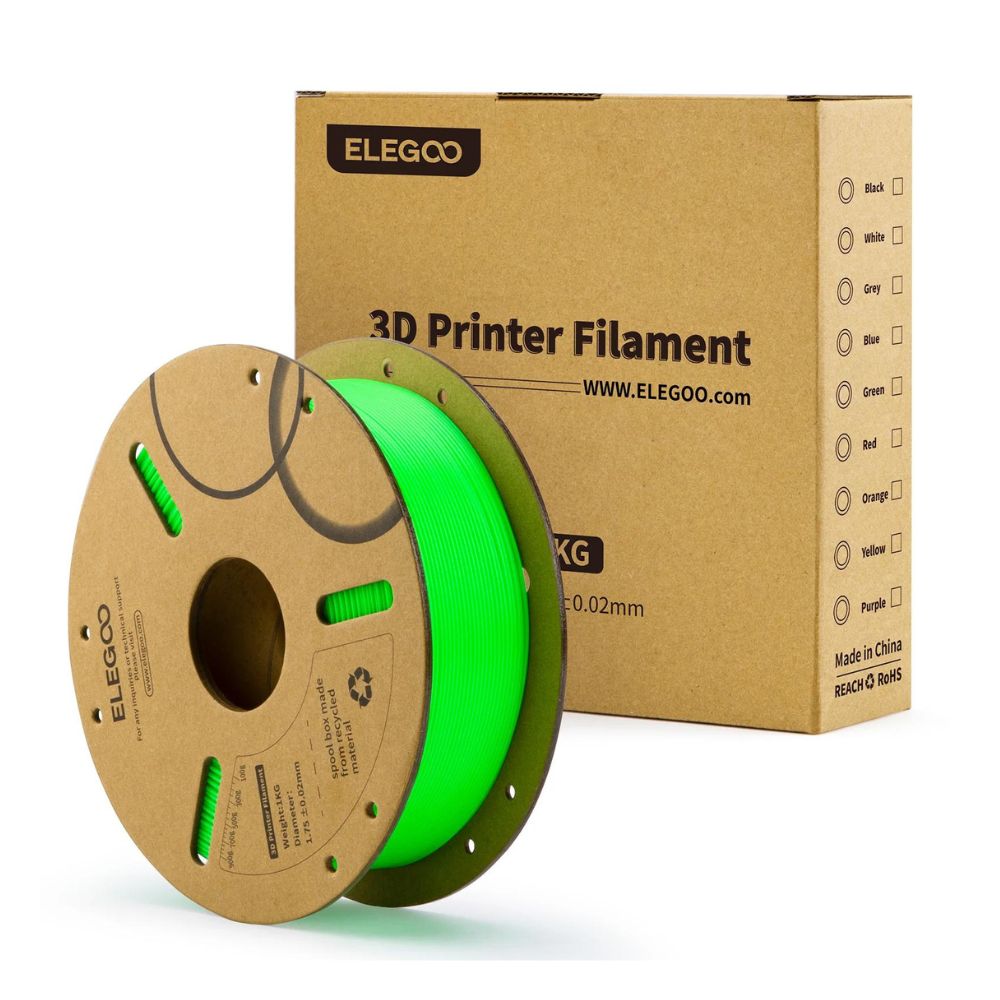 Filament Elegoo PLA Vert 1,75 mm - 1 kg – Elegoo France