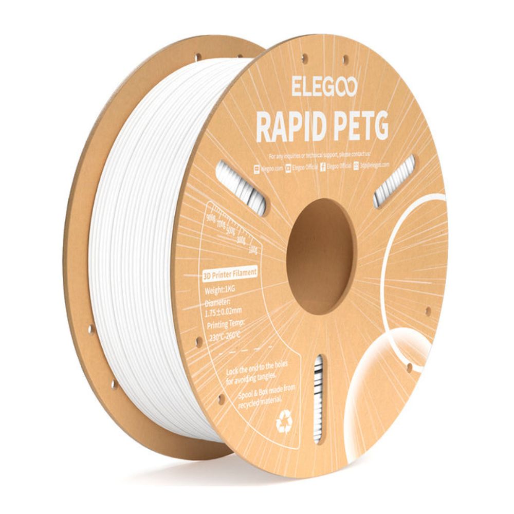 Elegoo - Rapid PETG - Blanc (White) - 1,75 mm - 1 kg