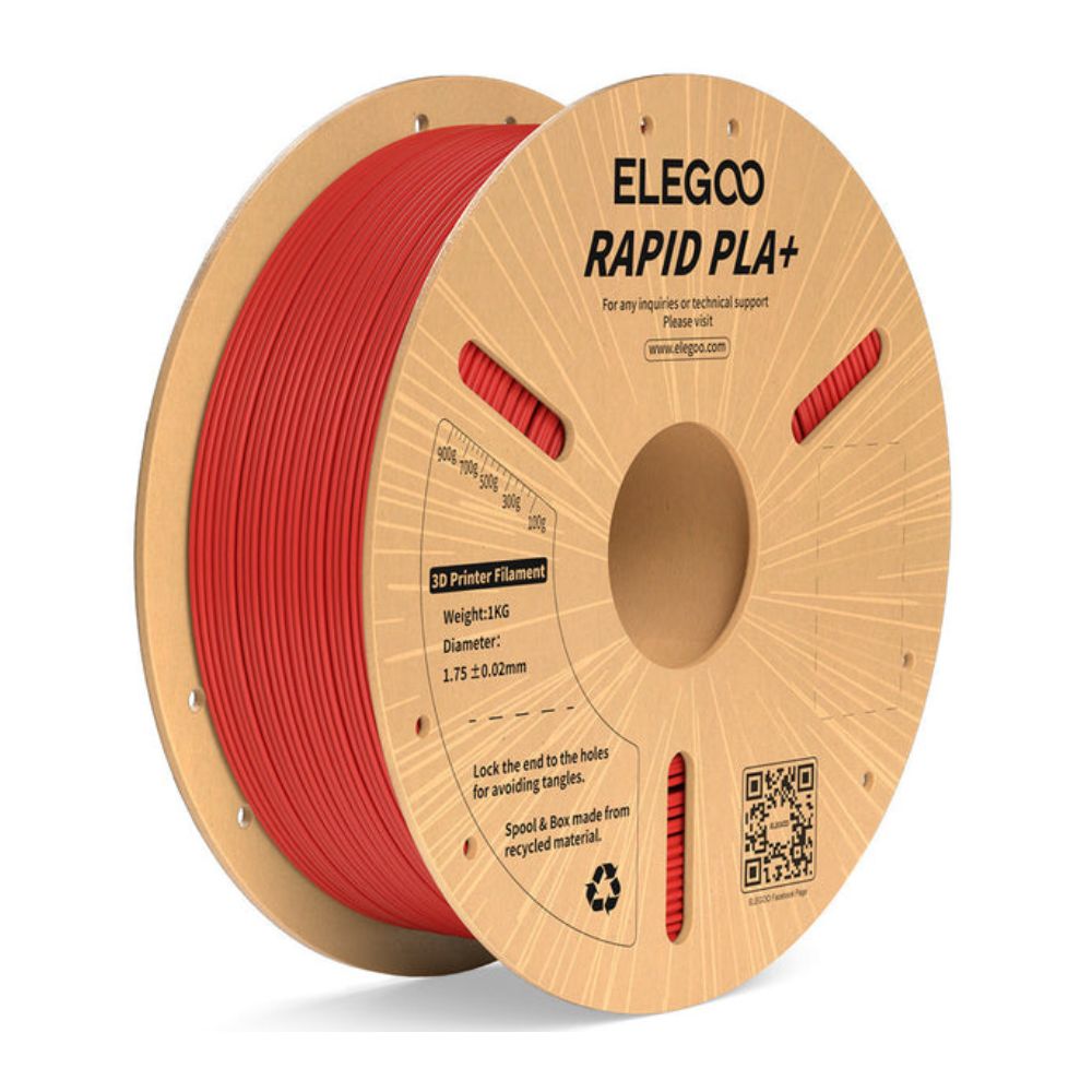 Elegoo - Rapid PLA+ - Rouge (Red) - 1,75 mm - 1 kg