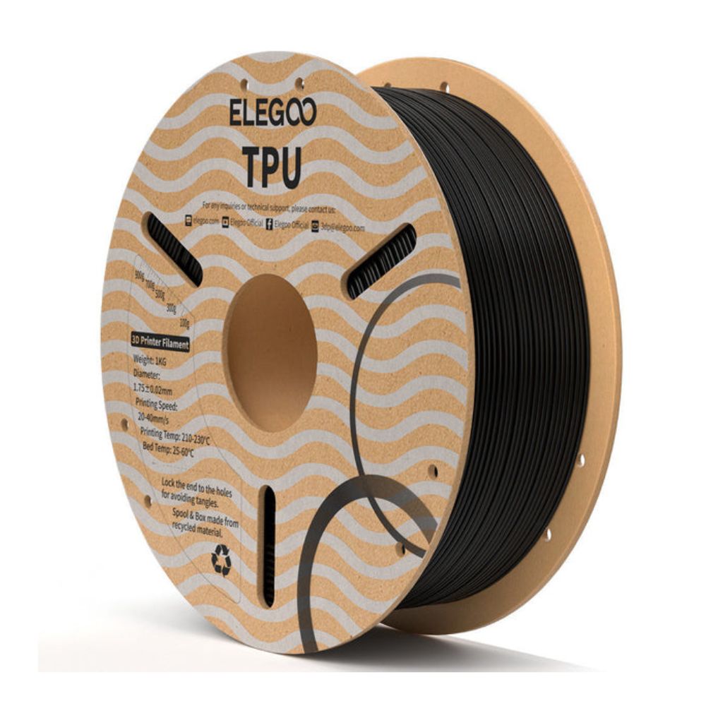 Elegoo - TPU - Noir (Black) - 1,75 mm - 1 kg