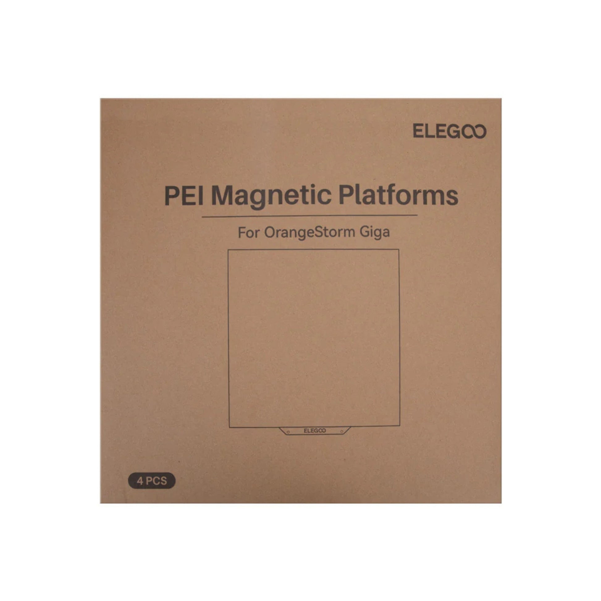 Elegoo - OrangeStorm Giga - Kit de Plateaux d'Impression PEI (Build Plate)
