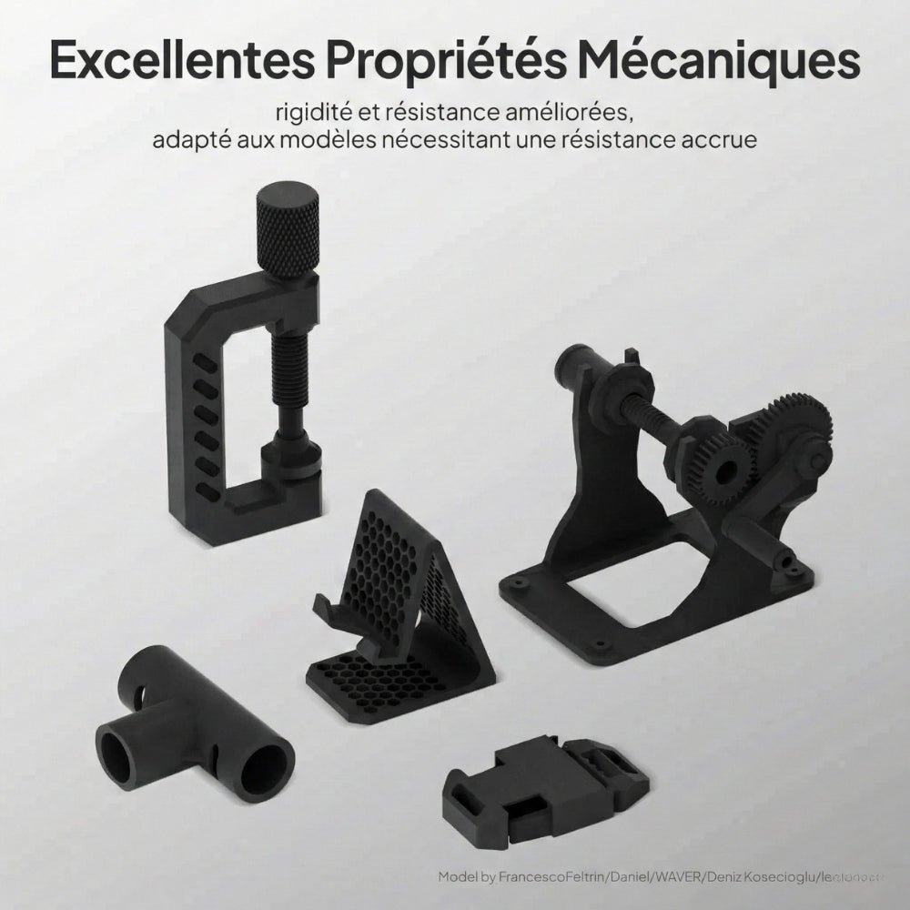 Elegoo - PLA-CF - Noir (Black) - 1,75 mm - 1 kg