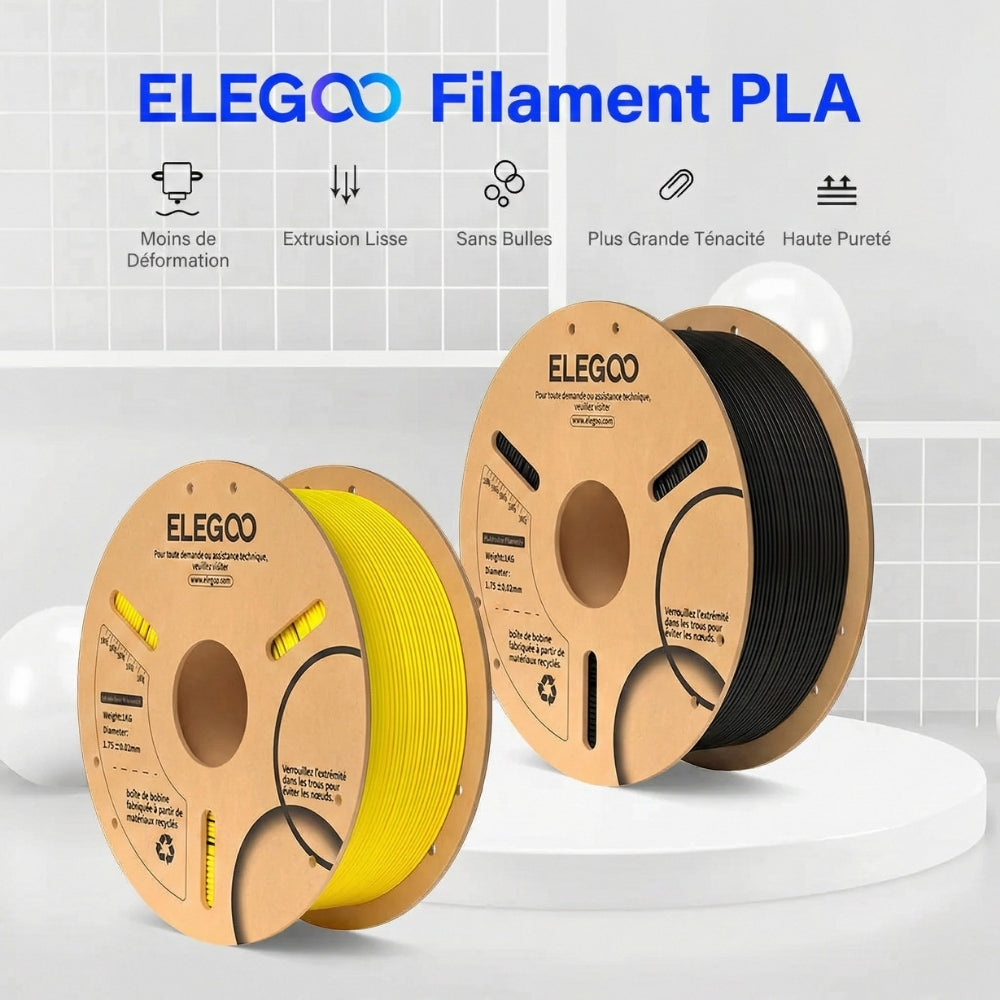 Elegoo - PLA - Marron (Brown) - 1,75 mm - 1 kg - RFID