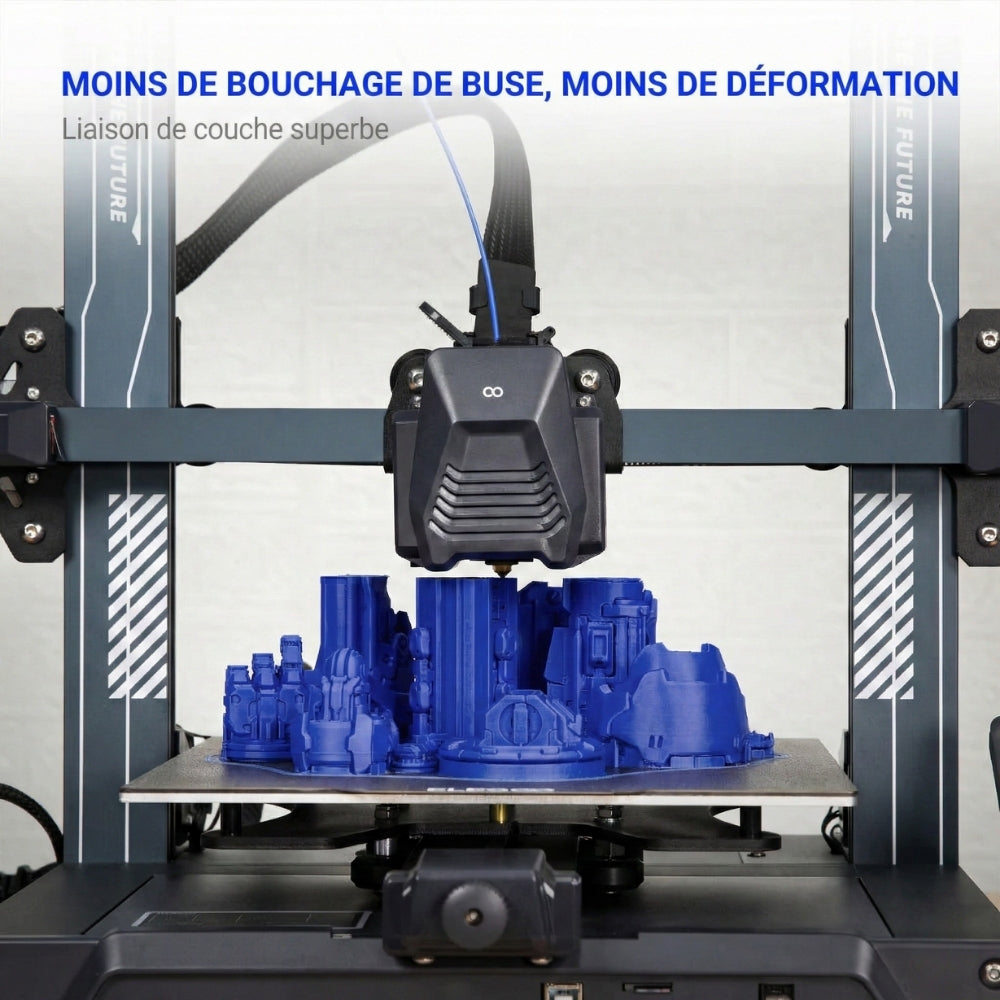 Elegoo - PLA - Bleu Foncé (Dark Blue) - 1,75 mm - 1 kg - RFID