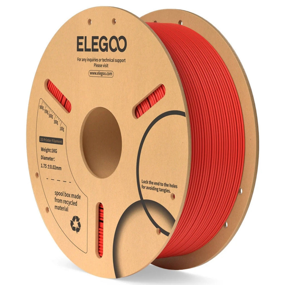 Elegoo - PLA - Rouge (Red) - 1,75 mm - 1 kg - RFID