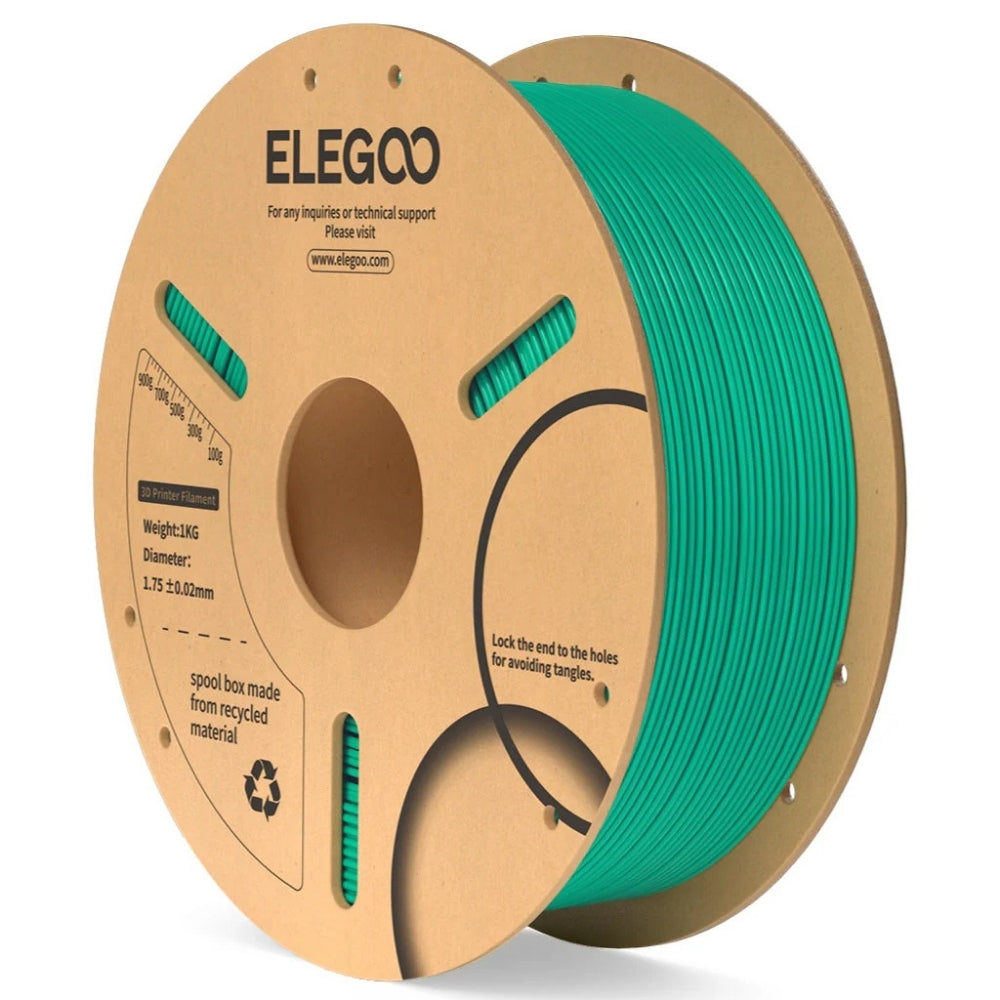 Elegoo - PLA - Vert Marine (Sea Green) - 1,75 mm - 1 kg - RFID