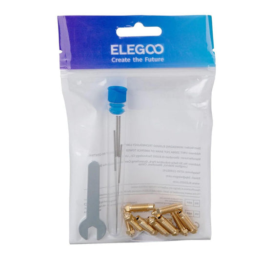 Elegoo - Neptune 4 Plus/4 Max - Kit Multi Diamètre - Buse Laiton officielle (Brass Nozzle)