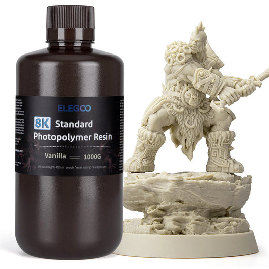 Elegoo - Résine UV Standard 8K - Vanille (Vanilla) - 1 kg