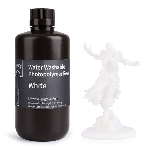 ELEGOO - Résine Water Washable - Blanc (White) - 1 kg