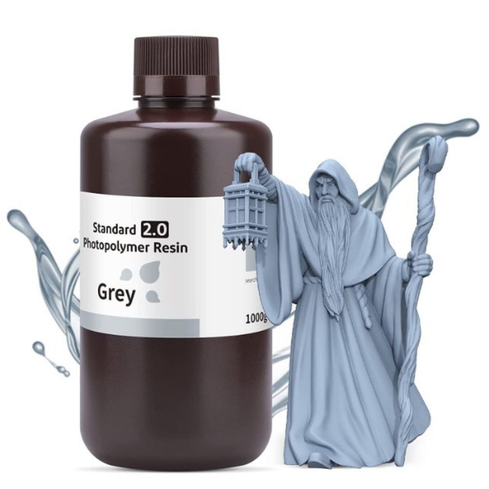 Résine standard 2.0 Elegoo 1kg photopolymère gris grey